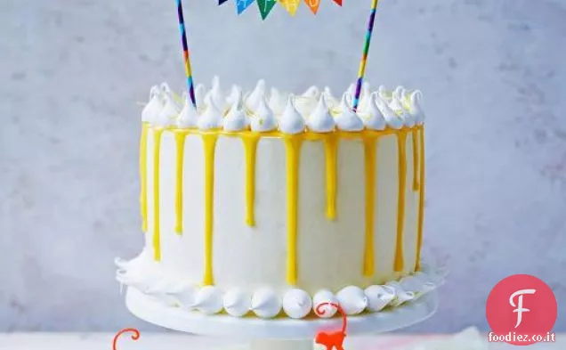 Una torta di carote piuttosto piacevole con glassa al mascarpone al lime