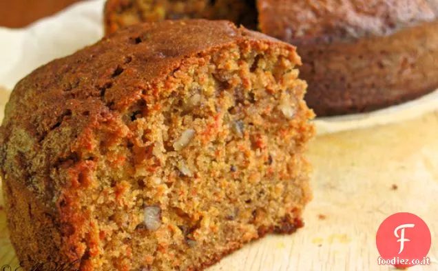 Torta di carote e noci