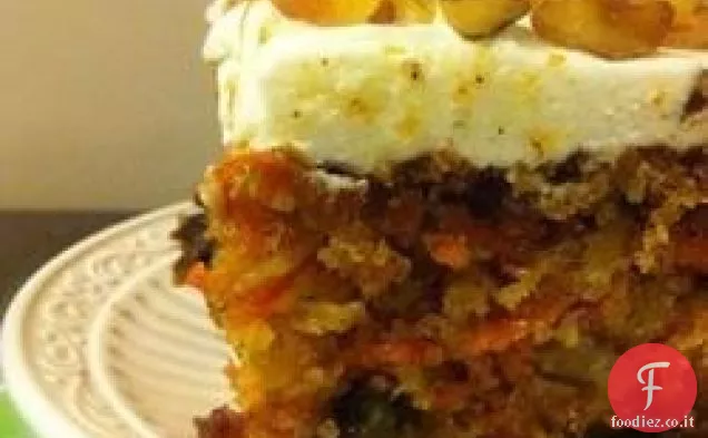 Torta di carote umida