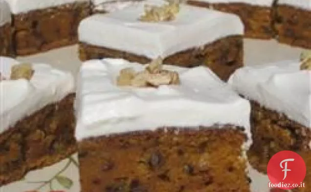 Barrette di torta di carote
