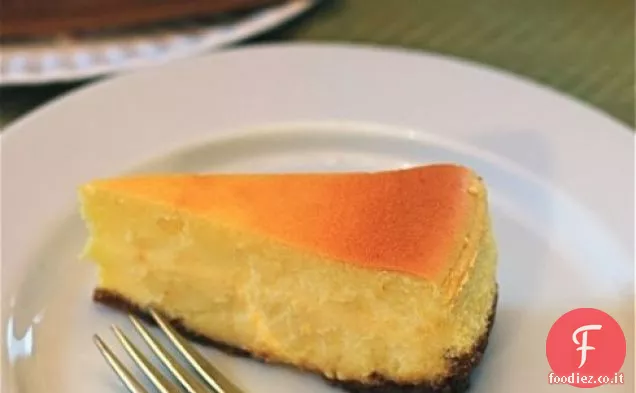 Cheesecake al limone Meyer con crosta di Gingersnap