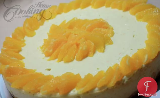 Cheesecake all'arancia