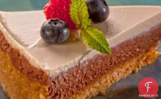 Cheesecake al cacao senza glutine