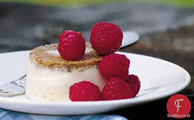 Cheesecakes al formaggio di capra al lime