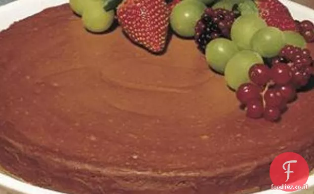 Cheesecake allo yogurt al cioccolato