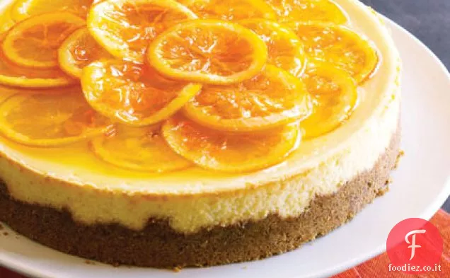 Cheesecake al nastro arancione