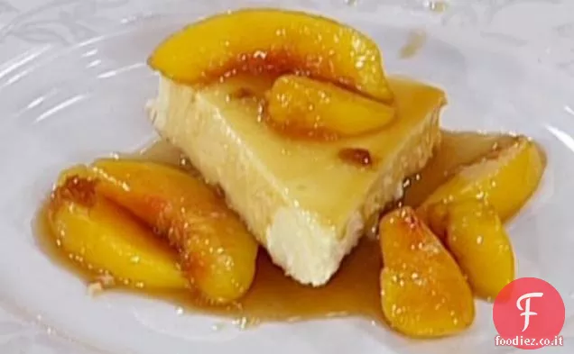 Agrifoglio Peach Flambe Cheesecake