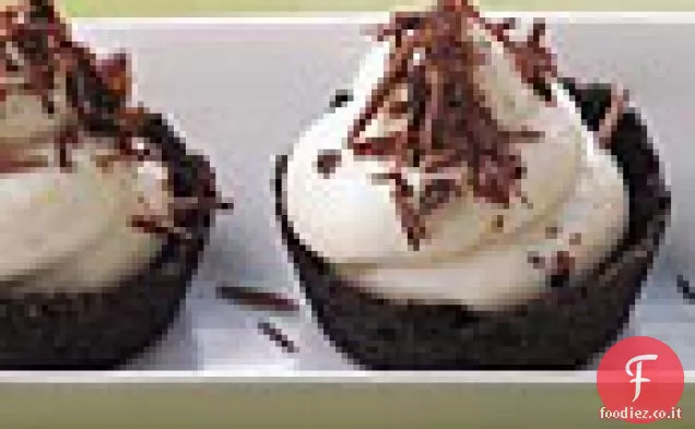 Cheesecake al cioccolato e arancia