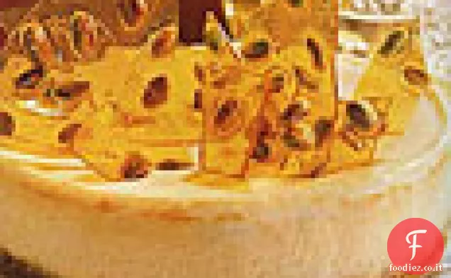 Cheesecake croccante al pistacchio