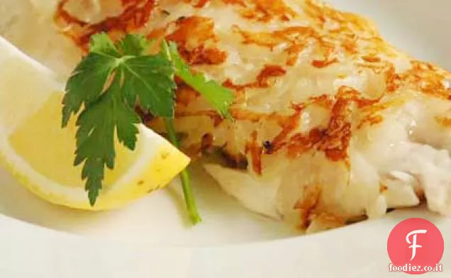 Dentice rosso in crosta di patate