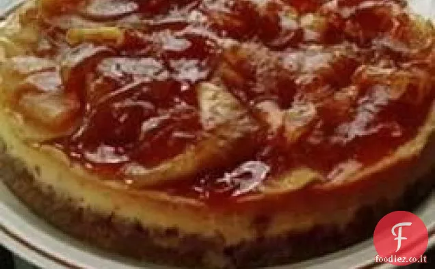 Cheesecake di mele al caramello