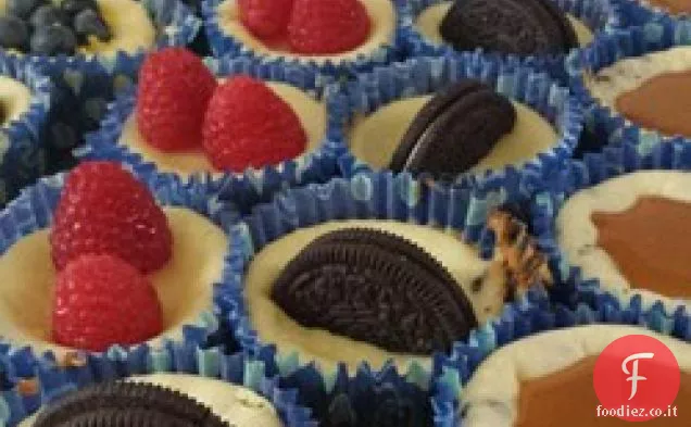 Torte di formaggio in miniatura
