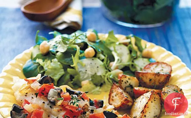 Snapper con Pomodoro e Olive