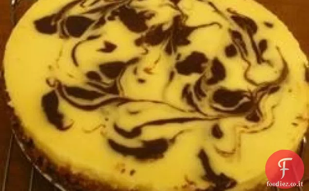 Cheesecake al cioccolato all'arancia