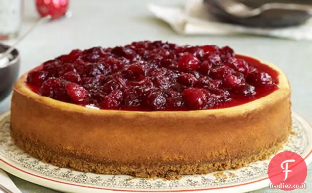 Cheesecake alla cannella e mirtillo