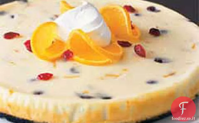 Cheesecake al cioccolato bianco e mirtillo