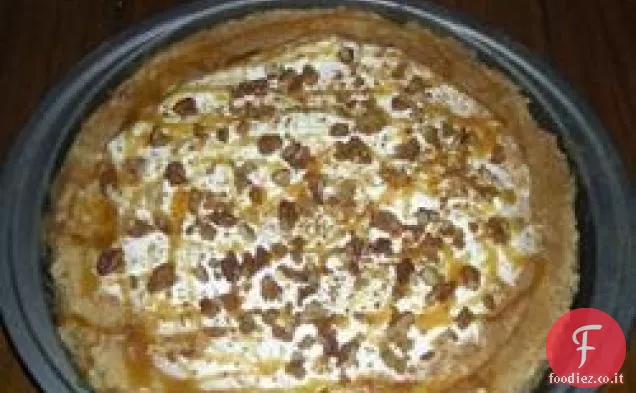 Cheesecake di zucca e crema di formaggio roteato