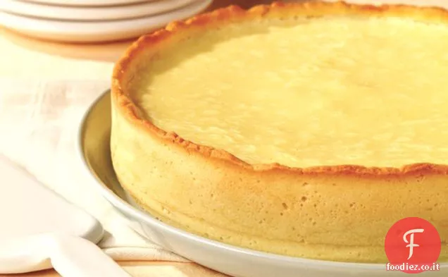 Cheesecake classico con crosta di pasta