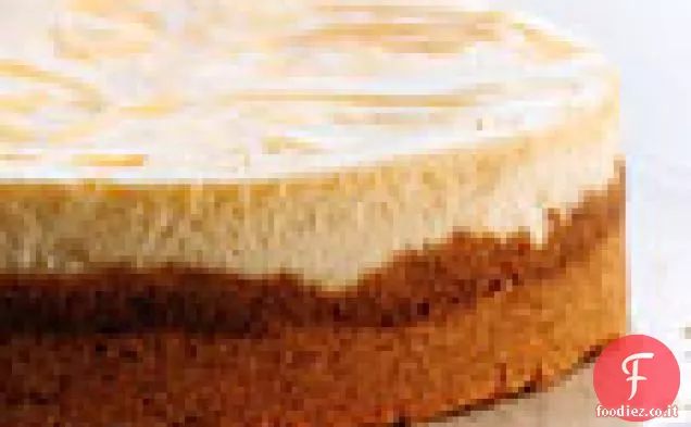 Cheesecake marmorizzato al limone
