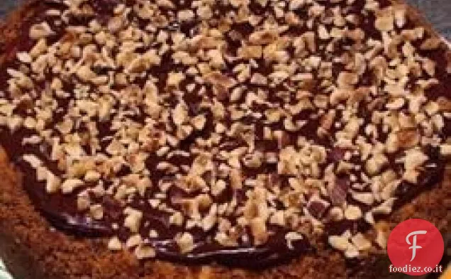 Celeste scheggiato cioccolato e nocciola Cheesecake