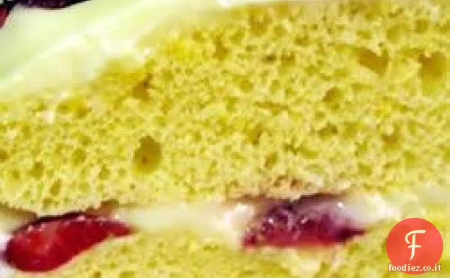 Torta di chiffon al limone finto