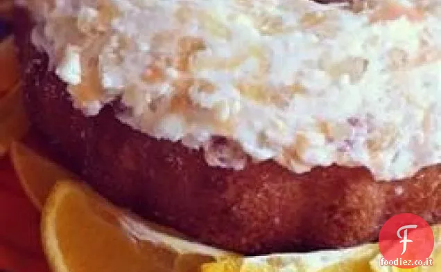 Torta di chiffon arancione
