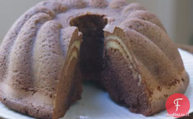 Frangipane-Torta di libbra al cioccolato ripple