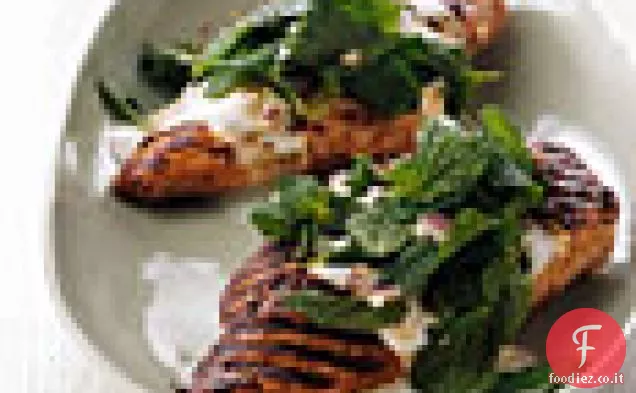 Dentice rosso con Coriandolo, aglio e lime