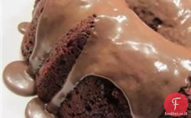 Doppio cioccolato Brownie torta
