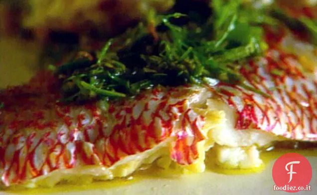 Dentice rosso arrosto con Rosmarino