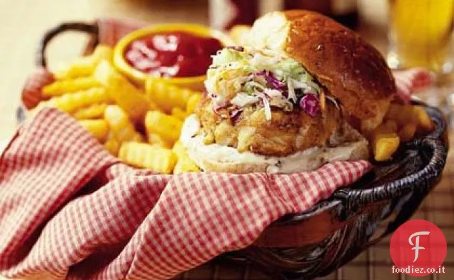 Panini con torta di granchio