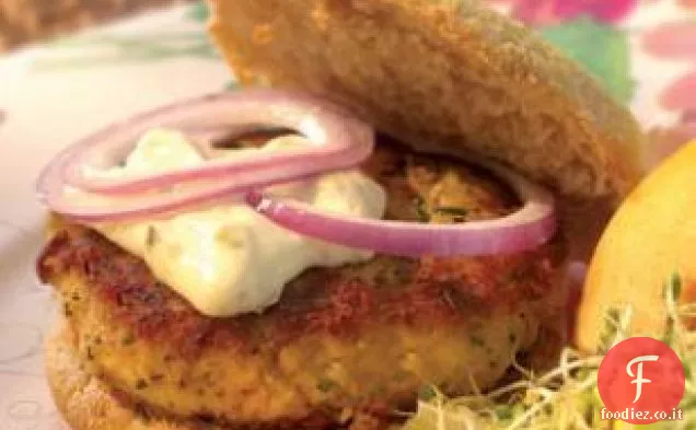 Hamburger di torta di granchio