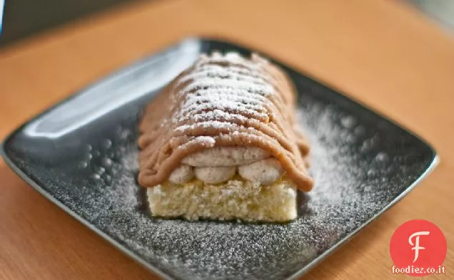 Monte Bianco (torta alla crema di castagne)