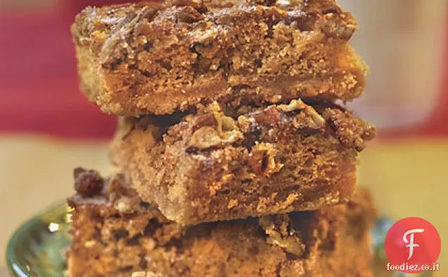 Torta al caffè con zucchero di canna e pecan