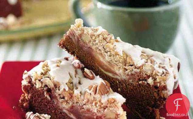 Torta al caffè al cioccolato e crema di formaggio