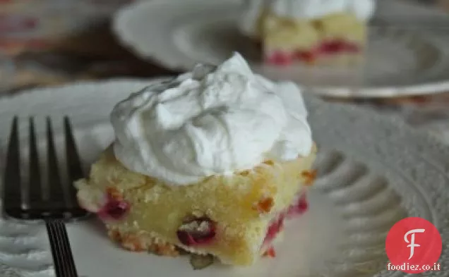 Torta di caffè al mirtillo e limone fresco