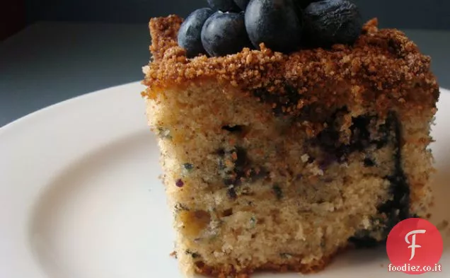 Torta al caffè al mirtillo