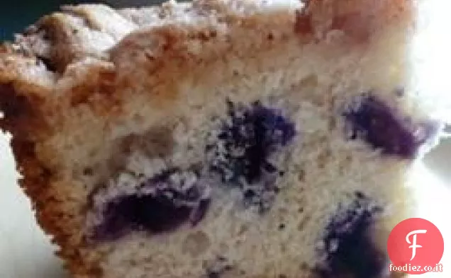 Torta al caffè al mirtillo