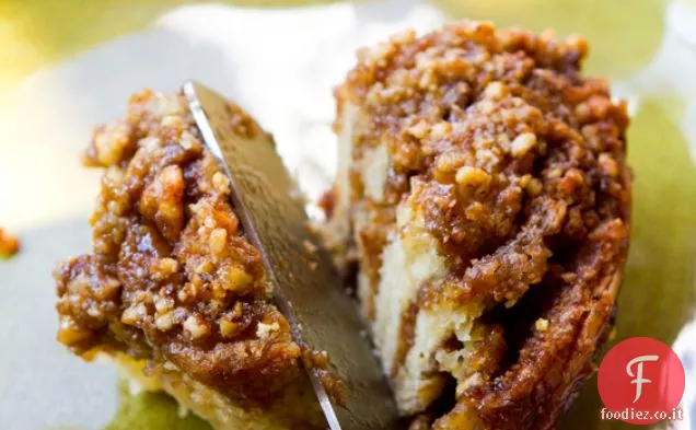 Torta di caffè Panini alla cannella, glassa arancione