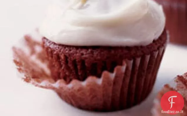 Cupcakes di velluto rosso