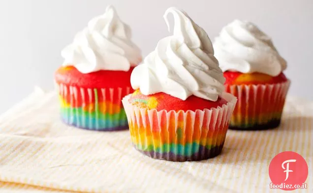 Cupcakes arcobaleno