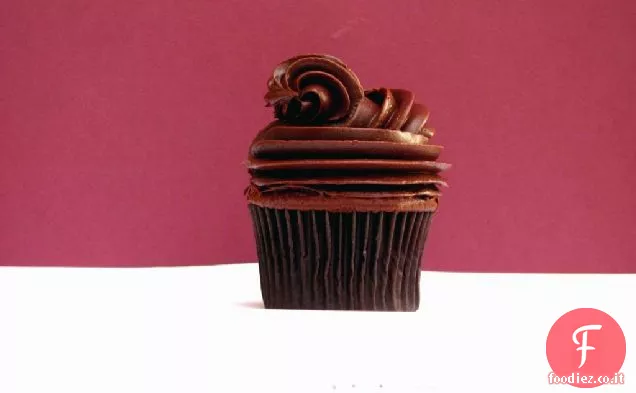 Cupcakes al cioccolato fondente con Ganache al cioccolato Chambord