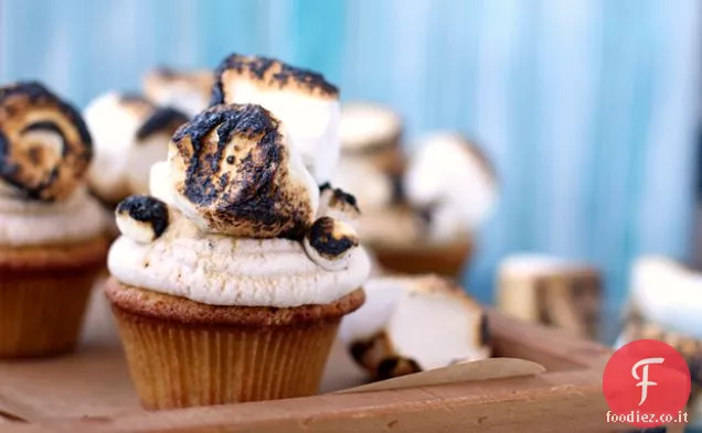 Cupcakes di Marshmallow tostati