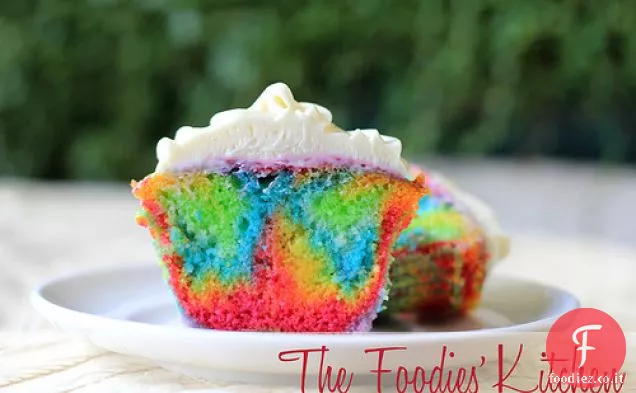 Cupcakes arcobaleno