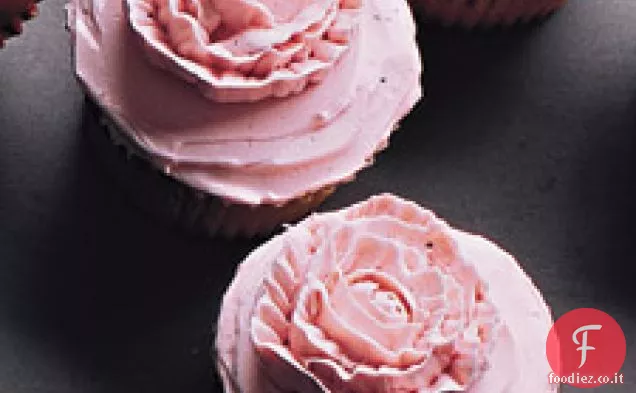 Piped - rosa Cupcakes