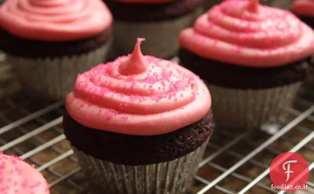 Triple rosa Cupcakes