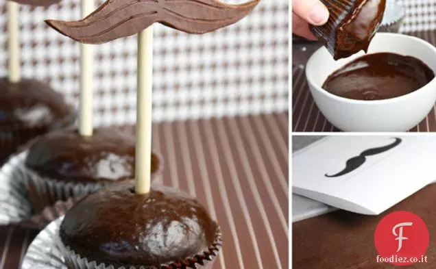 Cupcakes glassati al cioccolato umido