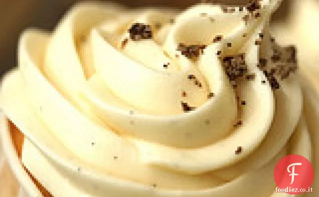 3 Cupcakes alla vaniglia con sale marino alla vaniglia