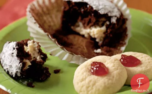 Cupcakes al cioccolato e crema di formaggio