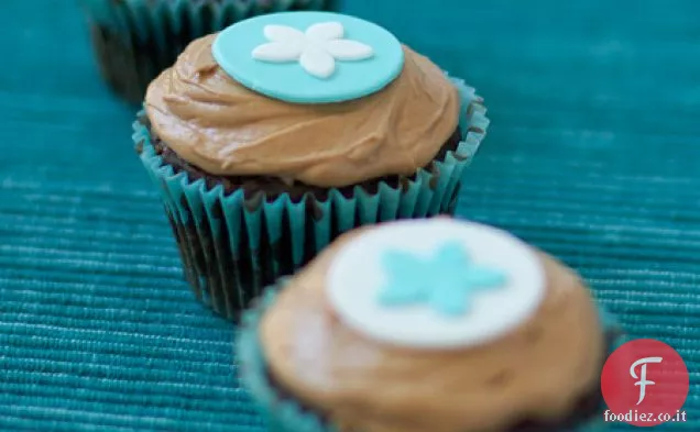 Cupcakes al malto al cioccolato